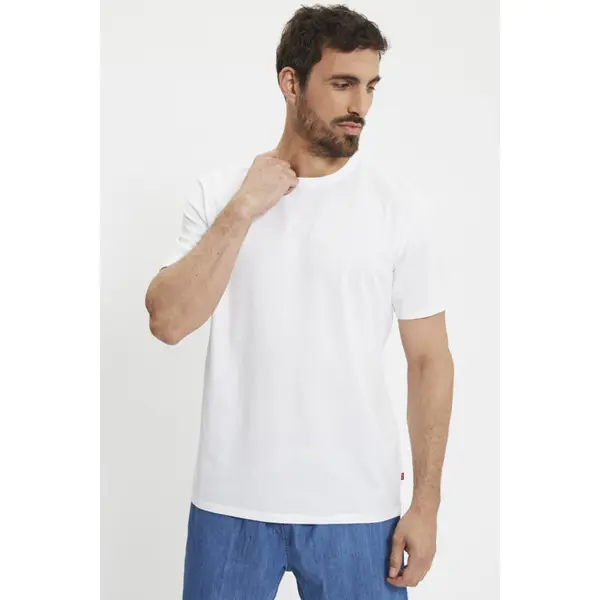 T-shirt Everywhere blanc en coton