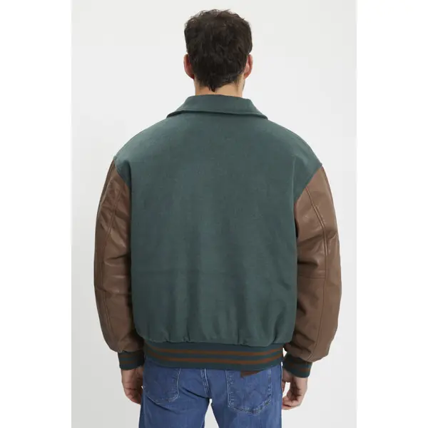 Veste Rowan verte marron