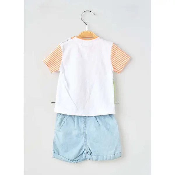 Ensemble Short Baby Bol Bleu