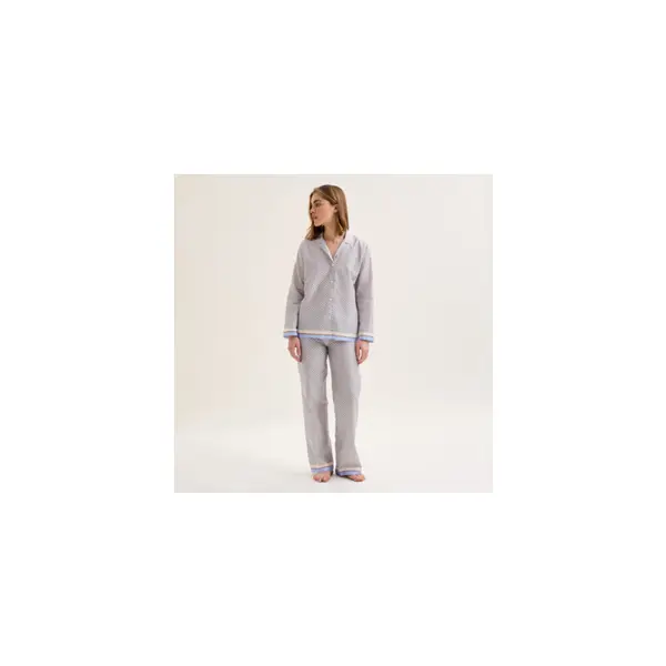 Laurence Tavernier - Pyjama col tailleur en satin, Gabi - Yves Delorme