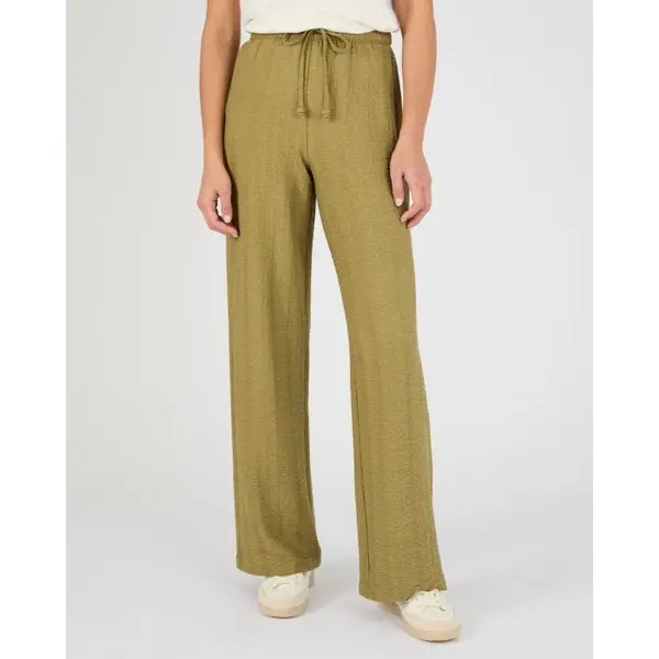 Pantalon enfilable maille jacquard effet froissé