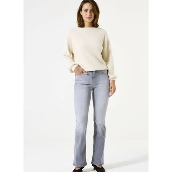 Women jeans celia flared fit gray - Garcia