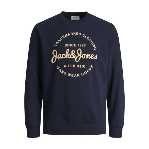 SWEAT BLEU LOGO DENIM CLOTHING JACK AND JONES HOMME