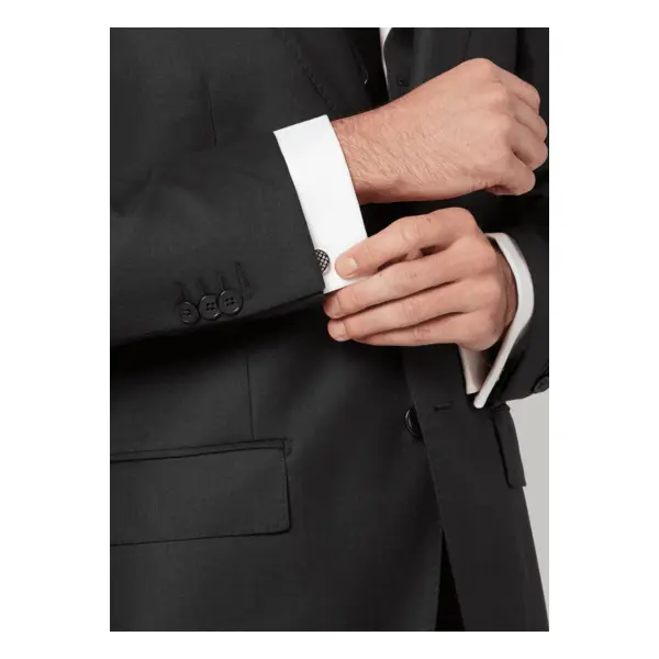 Veste anthracite en laine super 130 - Boggi milano