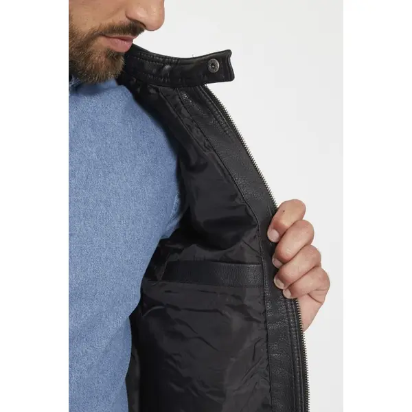 Veste en simili cuir
