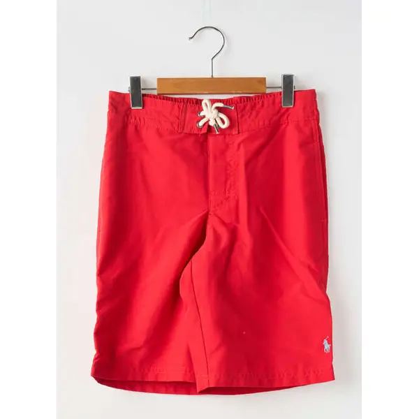 Short De Bain Ralph Lauren Rouge