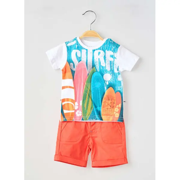 Ensemble Short Baby Bol Orange