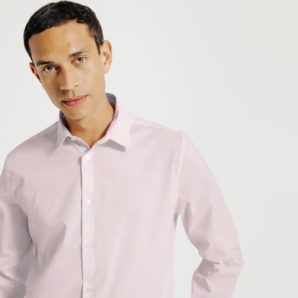 Chemise slim unie