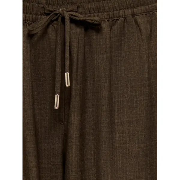 Pantalon marron fluide coupe ballon JDY Dynina