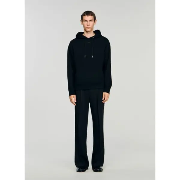 Sweatshirt à capuche logo - Sandro