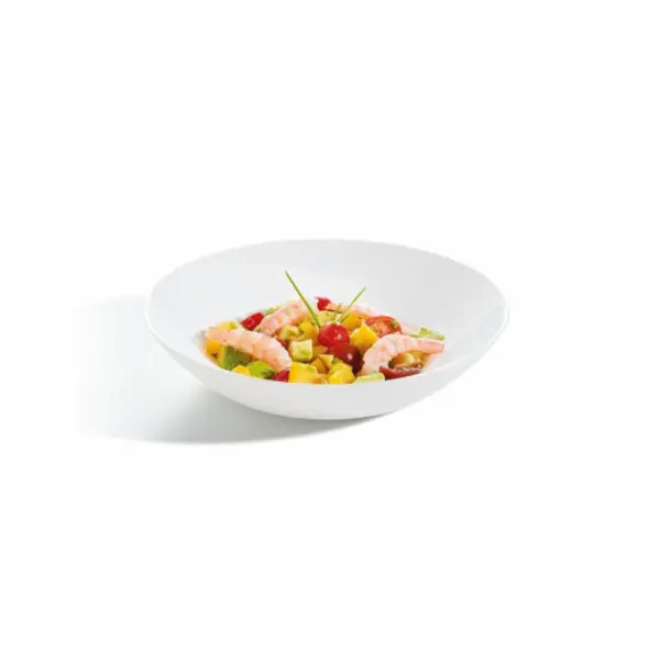 6 assiettes creuses 20cm white Evolutions - Arc Outlet Talange
