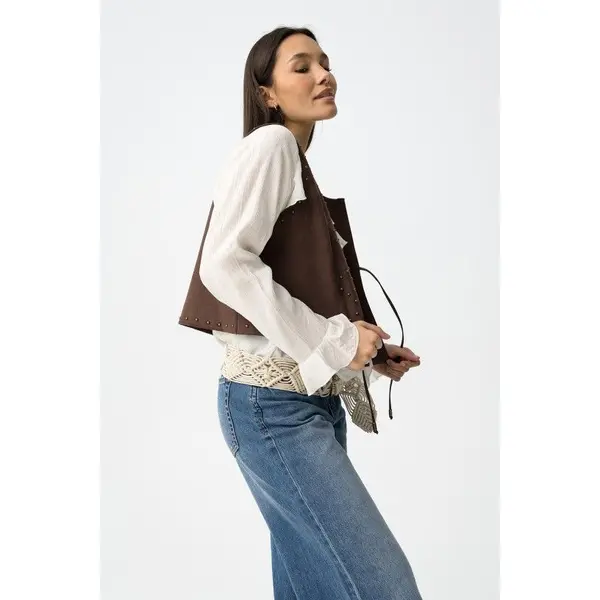 Blouse femme blanche fluide Tiffosi – Volants et élégance Printemps/Été 2026