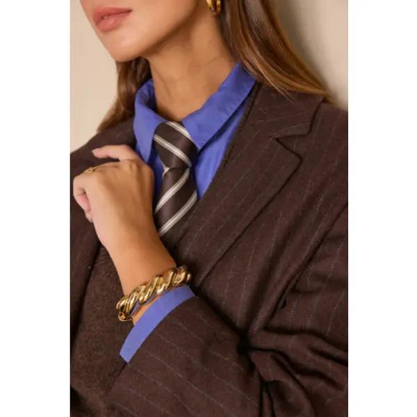 Veste tailleur en laine rayée PARKER - Maison 123 Corbeil