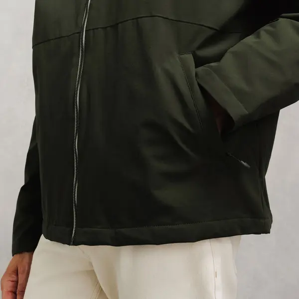 Blouson à capuche zippé
