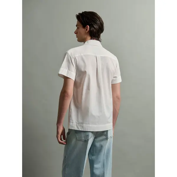 Chemise manches courtes regular en coton