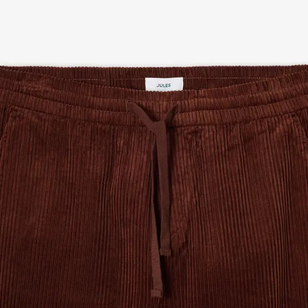 Pantalon en velours taille élastiquée