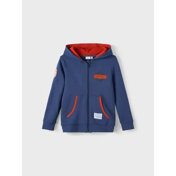 VESTE JOGGING GARCON BLEUE SKATE NAME IT