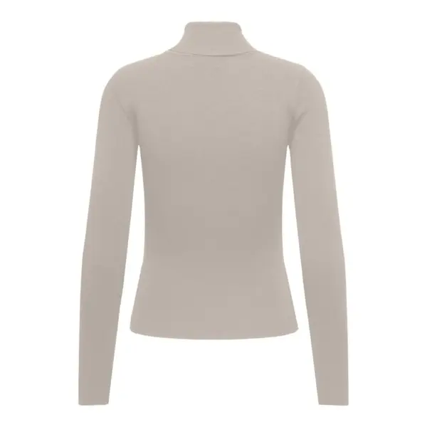 PULL COL ROULE BEIGE JACQUELINE DE YONG FEMME DU XS AU XL