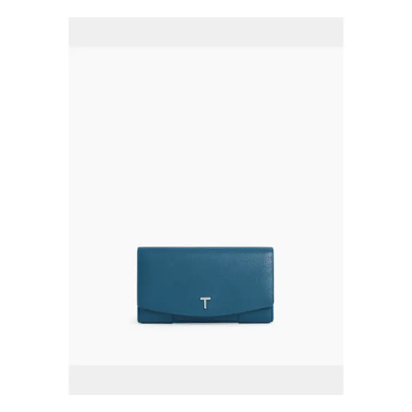 Petit portefeuille zippé Romy en cuir grainé - Le Tanneur