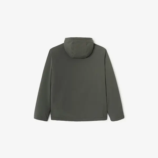 Blouson à capuche doublé en sherpa
