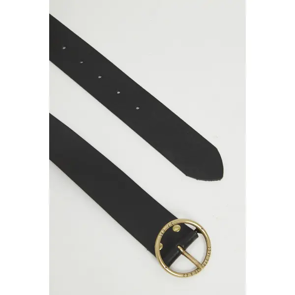 Ceinture Athena noir en cuir