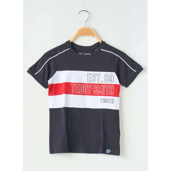 T-shirt Teddy Smith Noir Sans Manche