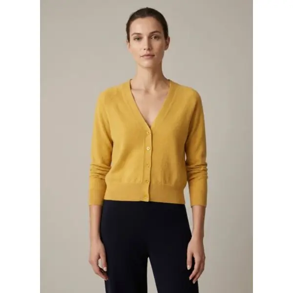 Gilet clarisse - femme - jaune d'or - Bompard