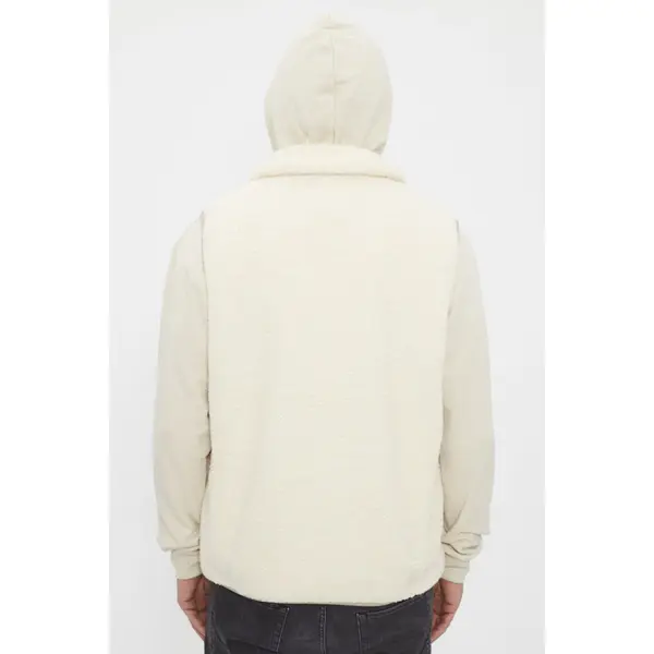 Veste sans manches teddy
