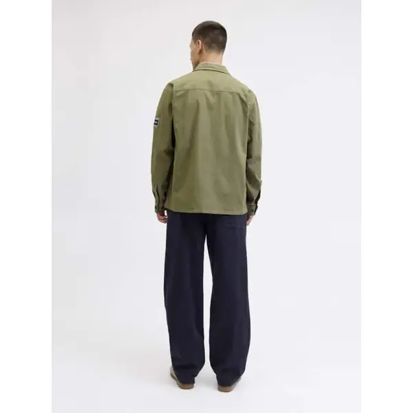 Surchemise kaki Jack & Jones homme – Collection Printemps 2026