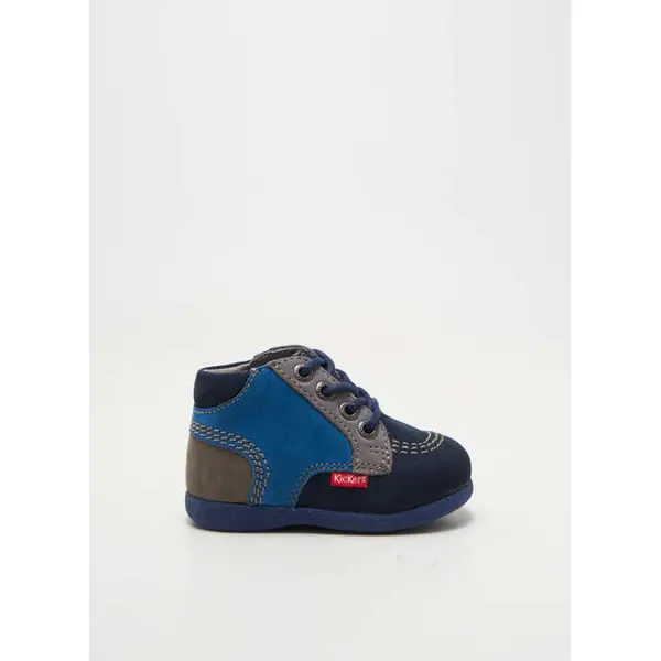 Bottillons Kickers Bleu Bout Rond