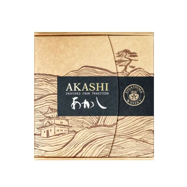 Coffret Akashi Meisei 50cl 40° + 2 Verres