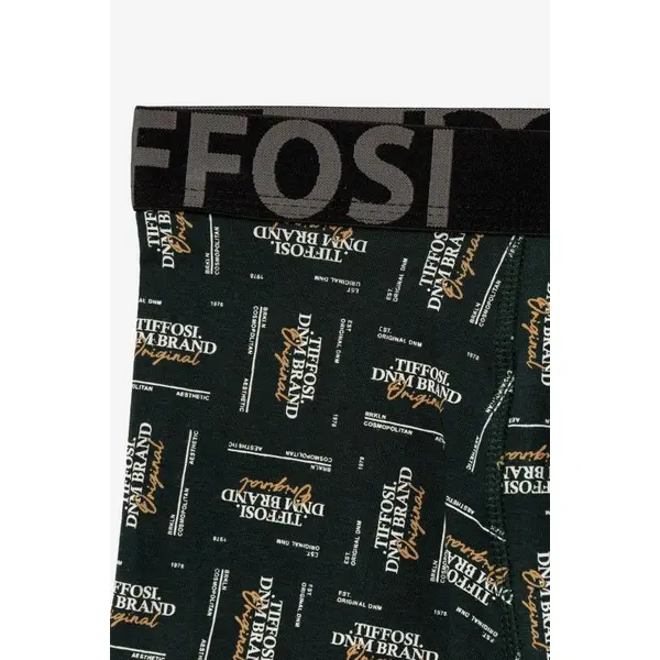 Sous-vêtements homme boxer vert avec motif original Tiffosi du S au XL