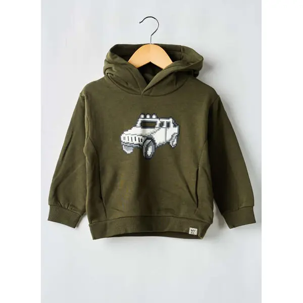 Sweat-shirt Mayoral Vert Manches Longues