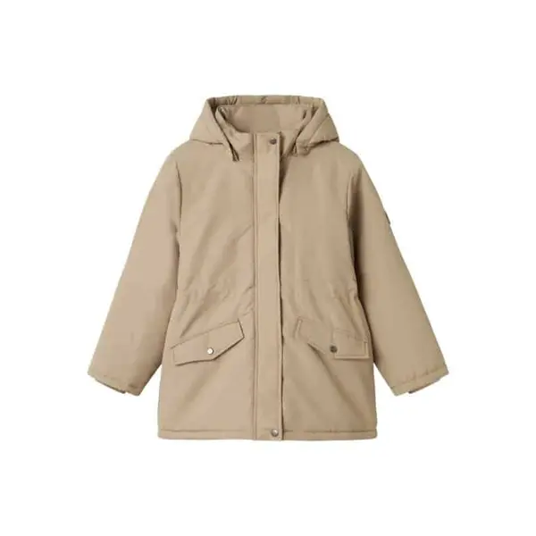 Parka beige à capuche doublée polaire Name It Kids fille 8-14 ans