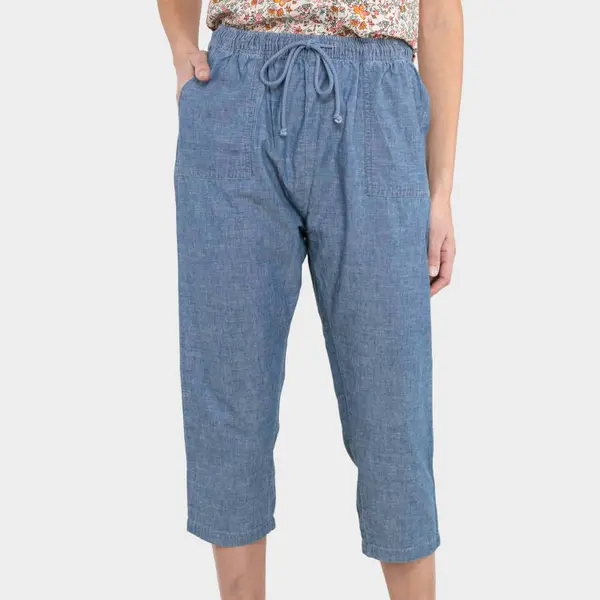 Pantacourt denim confort