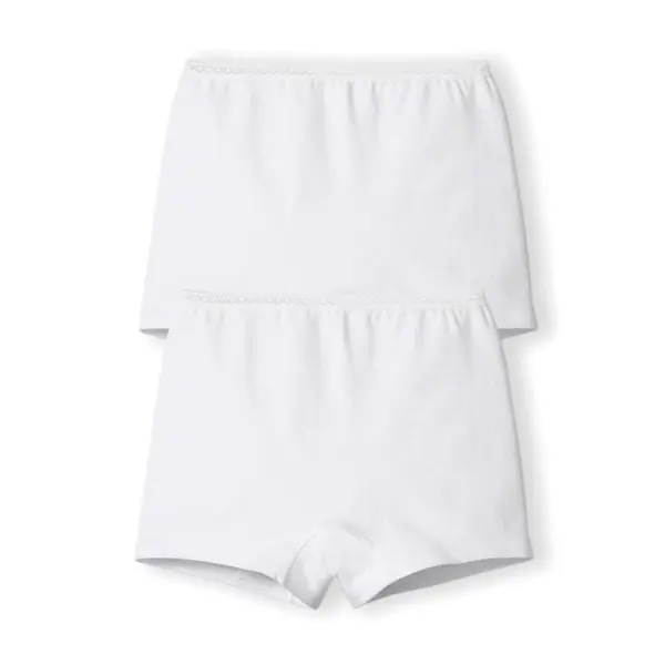 Lot de 2 shorties coton stretch