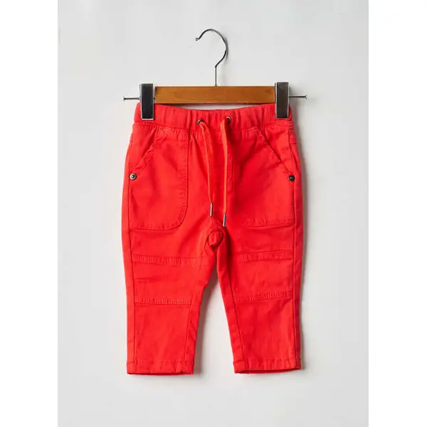 Pantalon Droit Boboli Rouge Taille Élastique