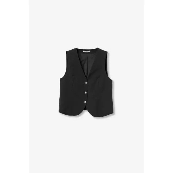 Veste courte sans manches noire TIFFOSI SAMMYC – Chic & Pro