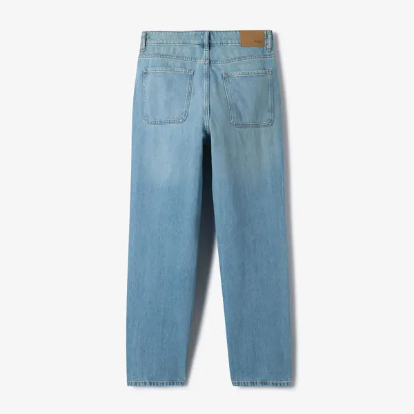 Jean loose RE-JEAN délavé 100% coton