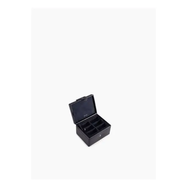 Coffret boutons de manchettes en cuir - Le Tanneur