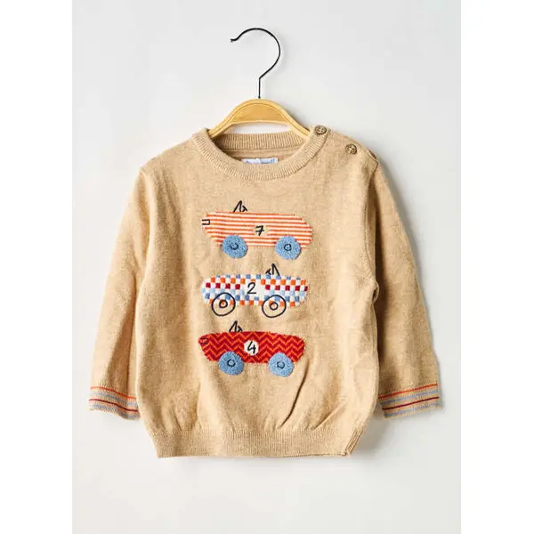 Pull Mayoral Marron Manches Longues