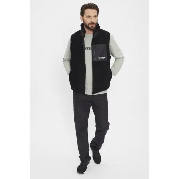 Veste en sherpa sans manches