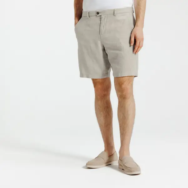 Bermuda chino 100% lin
