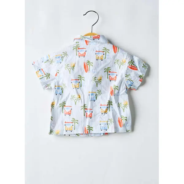 Chemise Manches Courtes Mayoral Bleu