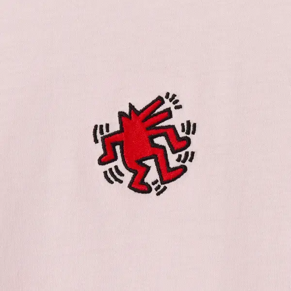 Tee shirt relax brodé licence Keith Haring