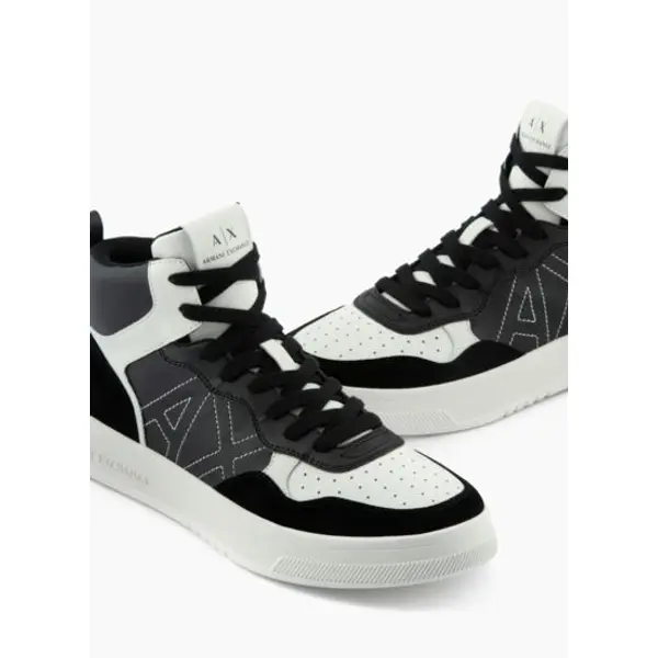 Baskets noires + homme noir - Armani