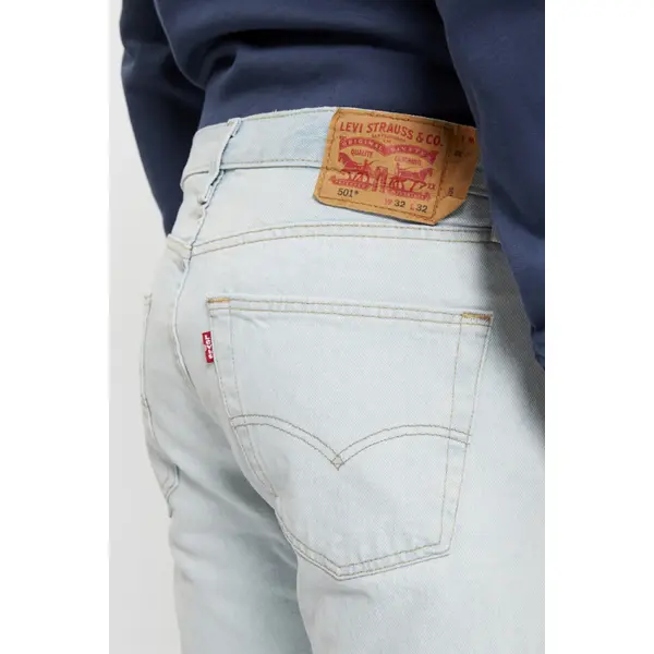 Jeans 501 levis Original denim light indigo