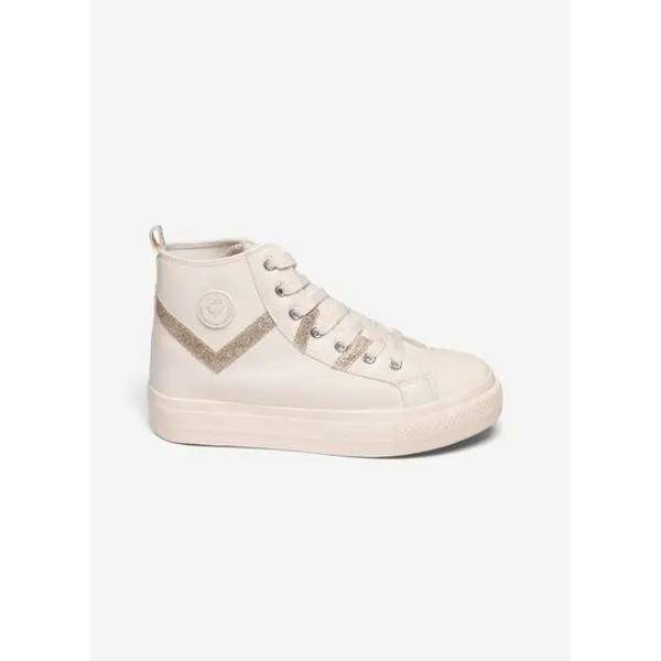 Baskets montantes malva - Les petites Bombes