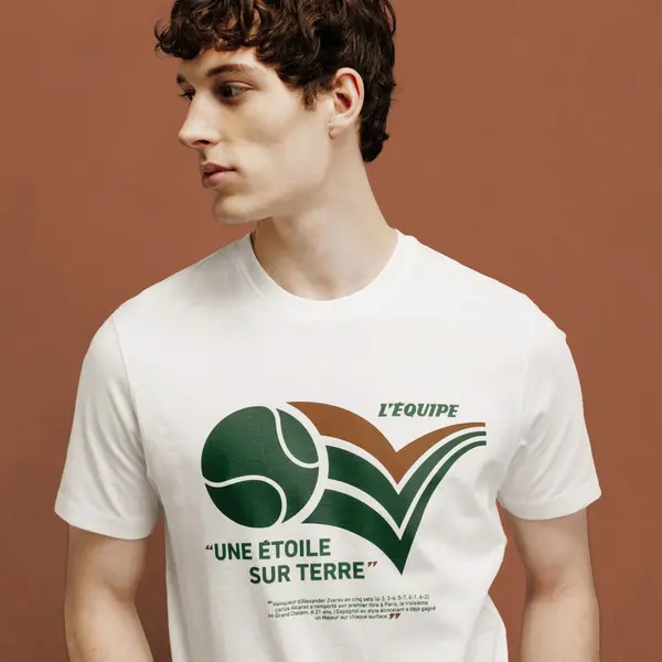 Tee shirt imprimé dos licence L'Équipe