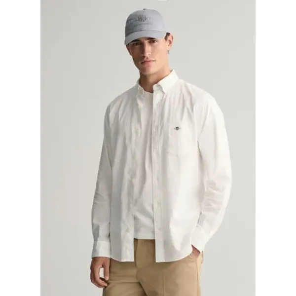 Regular fit cotton linen shirt - Gant Outlet